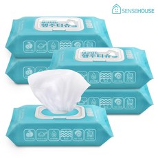 [센스하우스] 세균닦는 행주티슈 5팩(CN7867), 80개입, 5개