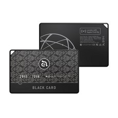 亞果元素 超微型智慧全球定位卡 定位器 精準定位 追蹤器, 1個, AVISTAR C02｜卡片款 奢華黑