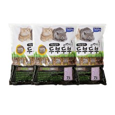 두부두부 가는입자 라벤더 7L x3개 고양이모래, 3개