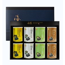 2026 설날선물세트 명품광천김8캔 캔김 선물세트 명절 재래김 돌김 선물용김추천 (고급쇼핑백포함), 1개