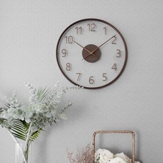 무케렌시아 무케 바나나공방_큰 유리나무 벤자민 무소음 시계 3 colors 164332, 무케렌시아 월넛