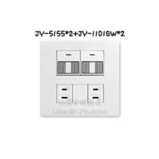 JYE中一 精密 附發票, 1個, 螢光2開關2插座