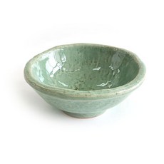 청아한 돌 대접 (가로 15.5 cm) 공기 대접 반상기세트 찬기 식기 그릇, 그린, 1개