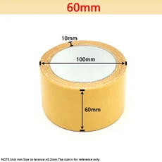 10mm-60mm 양면 접착 테이프 10meters/roll 고점도 천 베이스 그리드 Traceless 방수 섬유, 09 60mm