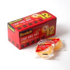 쓰리엠 스카치 테이프 리필 12mm, 48개