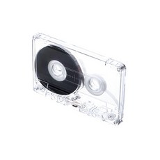 강의 녹음 음악 생성과 호환되는 플라스틱 카세트 테이프 45분/60분/90분 투명 케이스 플라스틱 질감 투명 재생, 1개, 90 minutes, 1SA204708_YSW