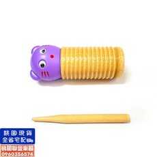 聯豐樂器 迷你貓咪刮胡沙鈴 貓咪造型兒童樂器 音樂教具 兒童音樂啟蒙, 1個, 紫色