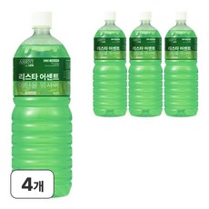 리스타 어센트 에탄올 사계절 전차종 호환 쑥떡향 워셔액, 4개, 1.8L