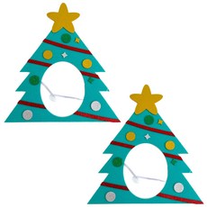 Ssokssok 聖誕樹派對面具 2個入, 樹面具（2 件），1 套