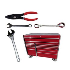 칭다오 문화 교재사 124 The Best Car GT 시리즈 툴 & 툴박스 세트 프라모델