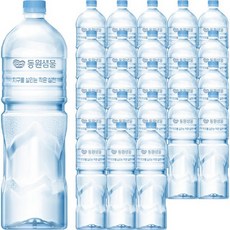 동원샘물 무라벨, 2L, 24개
