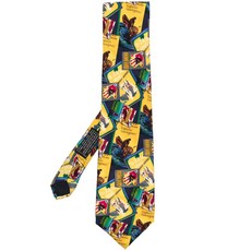 베르사체 중고 1990's 그래픽 프린트 실크 넥타이