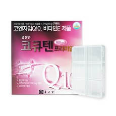 종근당 코큐텐 프리미엄 60캡슐(2개월분) + 6칸 알약케이스, 60정, 1개