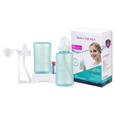 노즈큐어플러스 성인용 코세척기 세트(거치대+세척솔+분말10포), 1세트