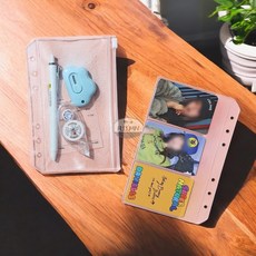 A6 바인더 리필 PVC 자료정리 교체 학생용품, 지퍼백