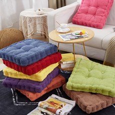 푹신한 고탄성 와플 방석 겨울 사각 쿠션 좌식 방석 zmf*83078EQ, 그레이