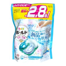 P&G 日本原裝4D洗衣膠囊, 淺藍-白葉花香(31顆), 1個