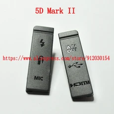 Canon EOS 6D 7D 5D2 5D3 5D4 550D 600D 용 고품질 USB/HDMI 호환 DC IN/VIDEO OUT 고무 도어 하단 커버