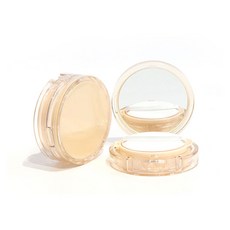 네일룸 diy 쿠션 팩트 케이스 공병 용기, 1개, 투명 베이지