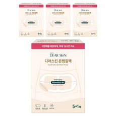 디어스킨 파스형 온찜질팩 6매입, 4개