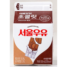 서울우유 초코, 300ml, 6개