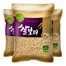 현대농산 국산 찰보리, 800g, 3개