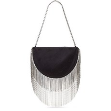 칼 라거펠트 K/수아레 라인스톤 숄더 백