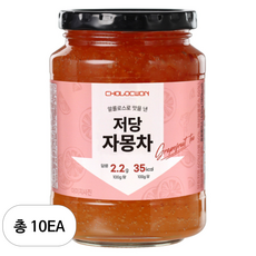 초록원 알룰로스 저당 자몽차, 530g, 1개입, 10개