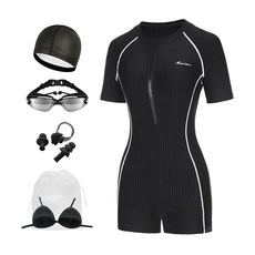 메이리앤 여성 실내 반신 원피스 2부 수영복 7종 세트