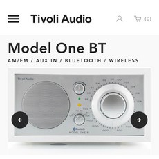 Tivoli Audio Model One BT 經典收音機 藍牙無線傳輸 外部輸入 喇叭 白色版本
