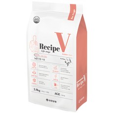 유한양행레시피브이 강아지 처방식사료, 시니어, 3.9kg, 1개 시니어, 3.9kg, 1개