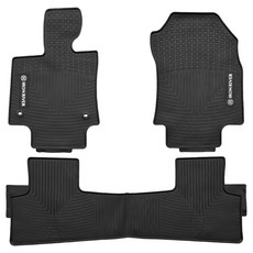 RAV4 專用 腳踏墊 適用於 Toyota 豐田 汽車 地墊 防水防刮軟橡膠 (三片式), 整車(駕駛+副駛+後座 共3片)