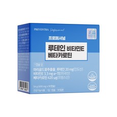 프리벤트라 프로페셔널 루테인 비타민E 베타카로틴 3개월분 / 눈건강 영양제 항산화, 1개, 90정