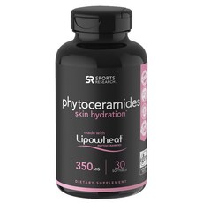 SPORTS RESEARCH 植物神經醯胺軟膠囊 350mg, 30顆, 1罐