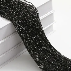 1x2m 반짝이 끈 100x200cm 저렴한 도어 커튼 비즈 룸 디바이더 페르시 프린지 폴리 에스터 모직 창 패널 1 피스