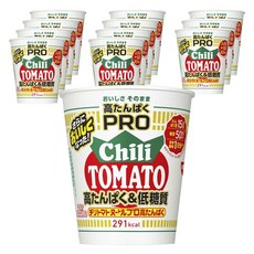 NISSIN 日清 PRO高蛋白低糖質辣味番茄杯麵 79g, 12入
