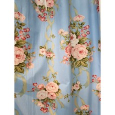 혜인천 면 영국장미 원단 color 2종 [블루 핑크], 블루