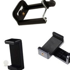 촬영 영상 제작 유튜브 라이브 방송 스마트폰 거치 홀더 삼각대 연결 클립 핸드폰, 1개, 상세페이지 참조, 베이직 거치대 홀더