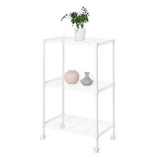 리벤스 메탈 선반 590x340x900mm 3단 화이트, 리벤스 메탈 선반 590x340x900mm, 3단, 화