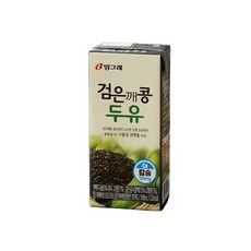 빙그레 검은깨콩 두유 190ml 24팩, 24개