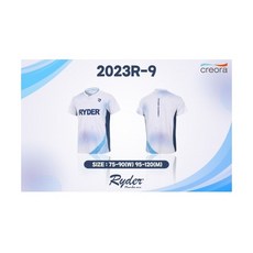 라이더 아울렛 2023R-9 공용 반팔티셔츠 배드민턴 탁구 피클볼 스포츠의류