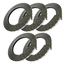 黏貼式莫代爾門縫貼條 5mm 5個入/玻璃門強化門窗扇莫代爾縫隙貼條, 1個