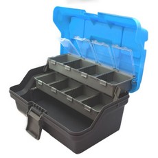 휴대용 접이식 다용도 칸칸이 태클박스 RD_2089, 블루
