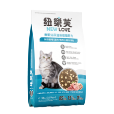 NEW LOVE 紐樂芙 無穀貓糧 無穀凍乾飼料 貓糧 貓飼料 貓凍乾 凍乾糧, 管理體態, 300g, 1個