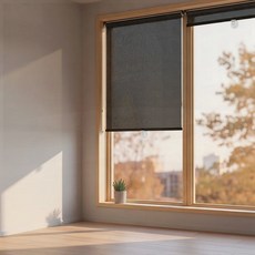 사무실 베란다 붙이는블라인드 창문 셀프 부착 암막 햇빛가리개