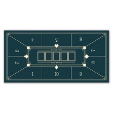 고니표 텍사스 홀덤매트 포커 테이블 매트, 빅스페셜, 대 (90x180cm), 1개