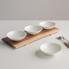 보통사람E군 도자기 앞접시 소스용기, 본차이나 원찬기 1호_4p