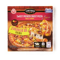 오뚜기 미트콤보 고구마크러스트 피자_냉동 497g, 3개