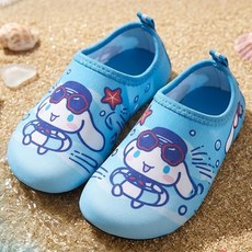 시나모롤 파도 아동용 아쿠아슈즈 여름 키즈 물놀이 수영장 신발