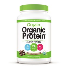 올게인 오가닉 플랜트 베이스 프로틴 파우더 크리미 초콜릿맛, 920g, 1개